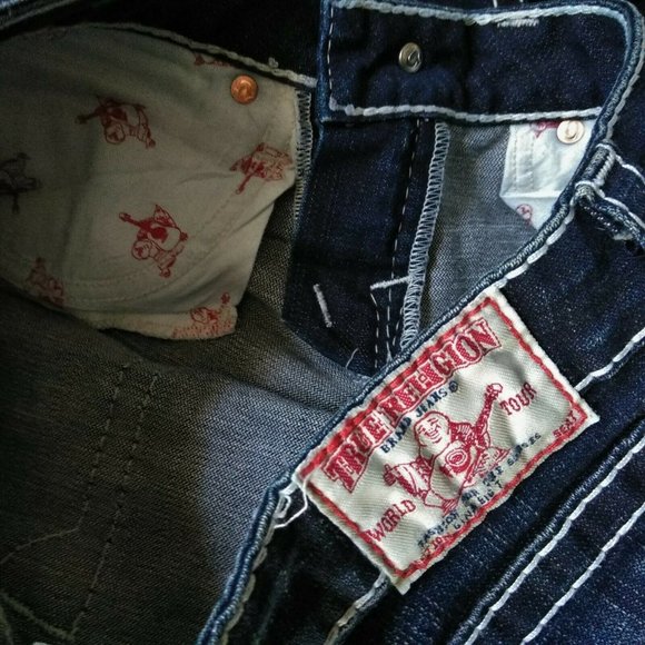 True Religion Gina Big T Stretch Jeans 25  L34 - Picture 9 of 11